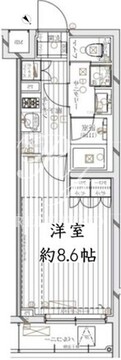 レガリス文京大塚 105 間取り図
