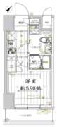 レガリス品川サウス 704 間取り図