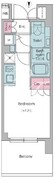 レジディア品川シーサイド 408 間取り図