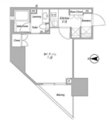 パークアビタシオン麻布十番 402 間取り図