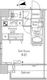 パークフラッツ芝浦 709 間取り図