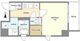 バウスフラッツ住吉 707 間取り図