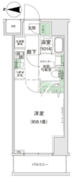 スタイリオ蒲田2 302 間取り図