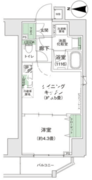 スタイリオ蒲田2 1105 間取り図