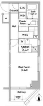 コンフォリア本所吾妻橋 705 間取り図