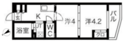 ルネサンスコート蒲田リバーテラス 403 間取り図 ?>