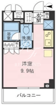 ザパームス両国 204 間取り図