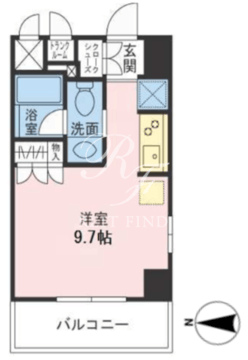 ザパームス両国 207 間取り図