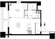 南麻布ノース 902 間取り図