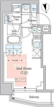 プライムアーバン品川中延 803 間取り図