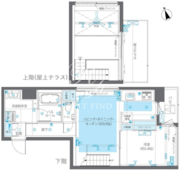 ズーム広尾 604 間取り図