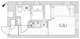 グランデュオ高輪 301 間取り図