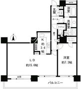 リバーポイントタワー 1907 間取り図