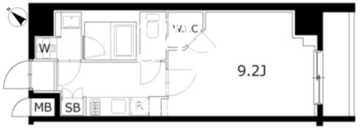 KDXレジデンス豊洲 306 間取り図