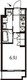アジールコート東大井 508 間取り図