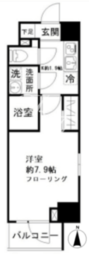 モンレーヴ御徒町 703 間取り図