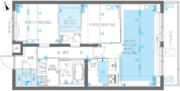 ズーム広尾 507 間取り図