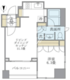 ラサンテ麻布十番 402 間取り図