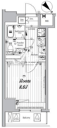 メイクスデザイン門前仲町リバープレイス 205 間取り図 ?>