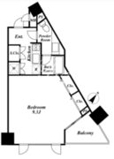 KDXレジデンス品川シーサイド 710 間取り図