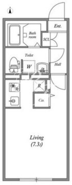 グランパセオ茗荷谷 403 間取り図
