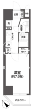 エルスタンザ浅草 303 間取り図