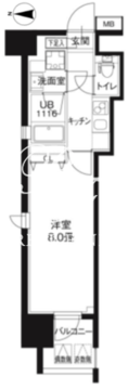 レオーネ御徒町 301 間取り図