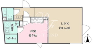 ANQI原宿 303 間取り図