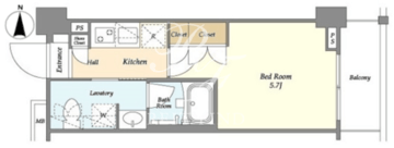 アークマーク西小山 101 間取り図