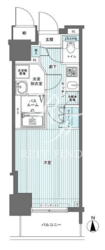 フェニックス西参道タワー 705 間取り図