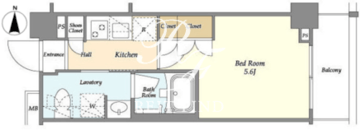 アークマーク西小山 302 間取り図