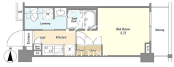 アークマーク西小山 305 間取り図