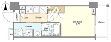 アークマーク西小山 506 間取り図