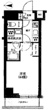 ティモーネグランデ目黒サウス 503 間取り図