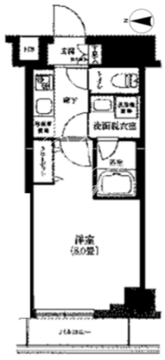 ティモーネグランデ目黒サウス 102 間取り図