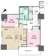 ザ・パークハウス高輪タワー 608 間取り図