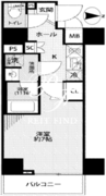 プレール・ドゥーク住吉4 803 間取り図 ?>