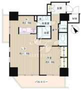 トレステージ目黒 305 間取り図