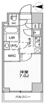 ガリシア森下5 602 間取り図