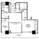 リエトコートアルクスタワー 2304 間取り図