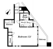HF目黒レジデンス 502 間取り図