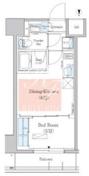 アーバネックス深川木場 903 間取り図