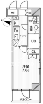 エルスタンザ文京千駄木 903 間取り図