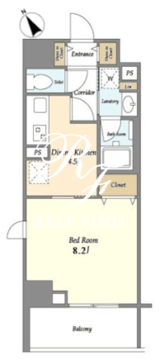 リアン西五反田 601 間取り図