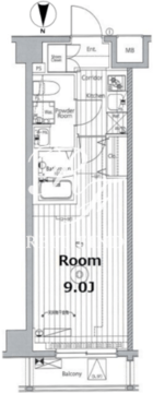 メイクス東向島2 302 間取り図