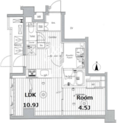 メイクス東向島2 208 間取り図