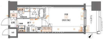 ズーム池尻大橋 1203 間取り図