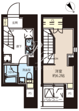 レオーネ東日本橋駅前2 402 間取り図