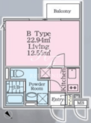 パセオ西新宿五丁目2 302 間取り図