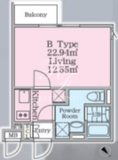 パセオ西新宿五丁目2 304 間取り図